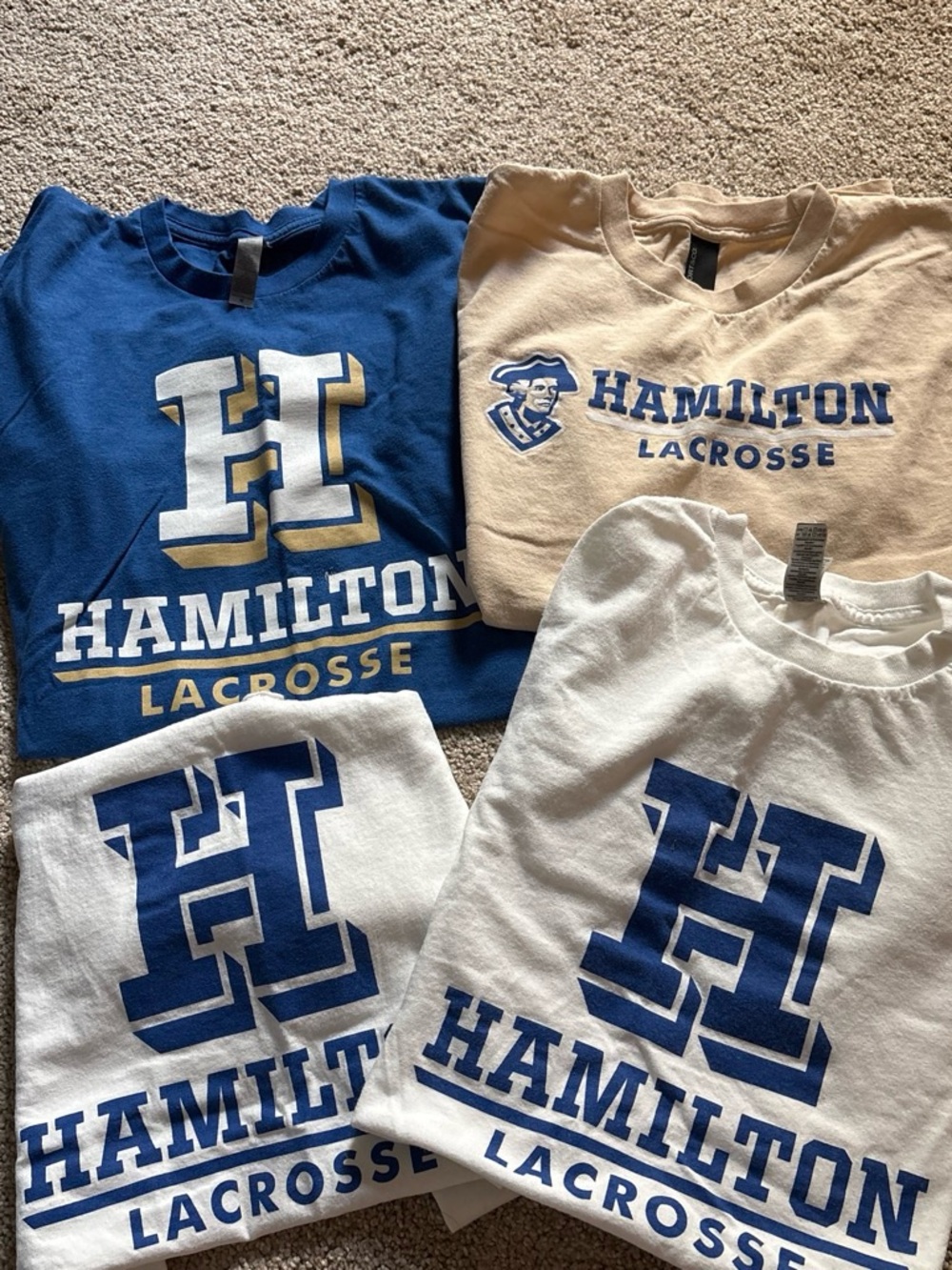 Hamilton lax Tshirt bundle includes four